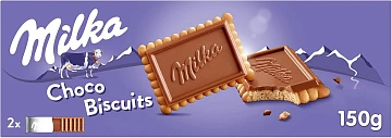 Бисквит Milka Choco Biscuits, 150г