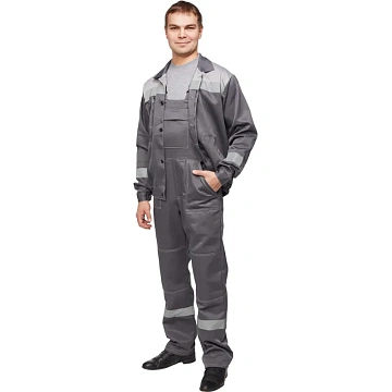 Костюм лет муж (куртка, пк) л22 т.сер./св.сер 96-100/170-176