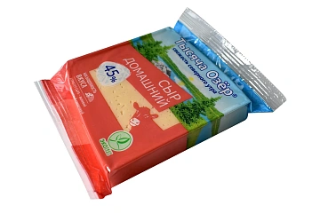 Сыр Тысяча озёр Домашний кусок 45%, 200г