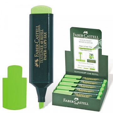 Текстовыделитель Faber-Castell '48' зеленый, 1-5мм