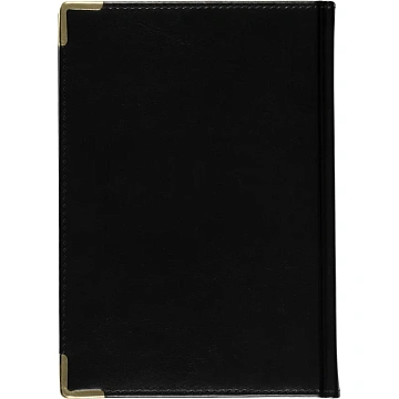 Ежедневник недатированный А5+, 145х205,Sidney Nebraska,чер,з.уг 3-128/17