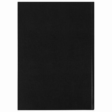Книга учета 96 л., клетка, твердая, бумвинил, офсет, наклейка, А4 (200х290 мм), BRAUBERG, черная, 13