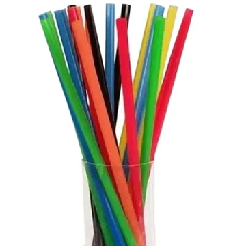 Трубочки для коктейлей цветные, прямые, d=12мм, 125шт/уп