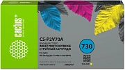 Картридж струйный Cactus CS-P2V70A №730 желтый (300мл) для HP Designjet T1600/1700/2600