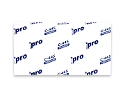 Бумажные полотенца Protissue С445 листовые, белые, 200шт, 2 слоя, Z-сложения