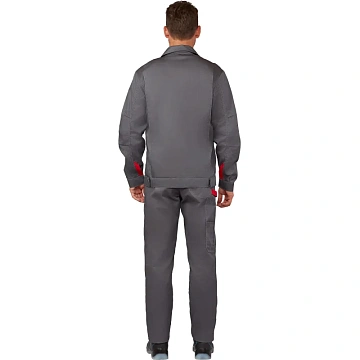 Костюм летний муж л10-КБР т-сер/св-сер(р.60-62) 182-188 (серия Л)