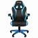 Кресло компьютерное СН GAME 15, экокожа, черное/голубое, 7022779