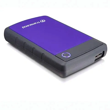 Внешний жесткий диск TRANSCEND StoreJet 2TB, 2.5', USB 3.0, фиолетовый, TS2TSJ25H3P