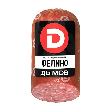 Колбаса Дымов Фелино варено-копченая срез, 330г