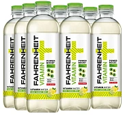 Вода Fahrenheit витаминная лимон-лайм питьевая негазированная, 500мл x 9 шт