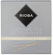 Зубочистки Rioba в инд. упаковке, 1000шт