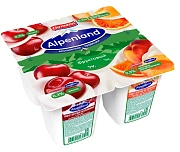 Йогуртный продукт Alpenland вишня, нектарин и дикий апельсин 0.3%, 95г