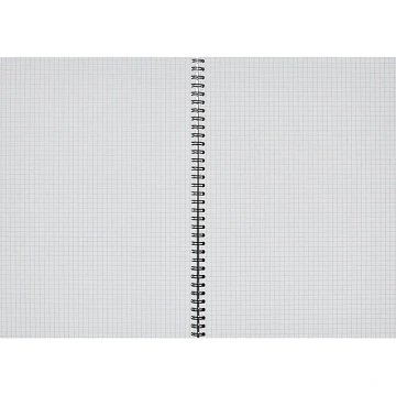 Тетрадь общая Attache Cristal,96л,клет,А4,спир,обл.мел.карт