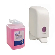 Пенное мыло в картридже Kimberly-Clark Kleenex Everyday Use 6340, 1л, 6шт/уп, диспенсер Аквариус, 6948
