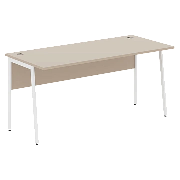 Стол прямой СП-4P Мокачино/Белый 1600х720х755 IMAGO PLUS