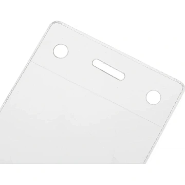 Бейдж вертикальный без держателя 63х106(56х86) 10шт/уп 150мкм 26PHR