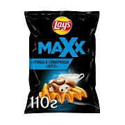 Чипсы Lay's Maxx рифленые со вкусом Грибы в сливочном соусе, 110г
