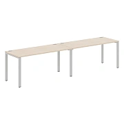 Стол 2-х местный XS6WST 3270 Бук Тиара/Серый 3200х700х750 XTEN-S60