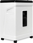 Шредер Heleos УМ26-4 белый/черный (секр.P-4) фрагменты 16лист. 26лтр. скрепки скобы пл.карты CD