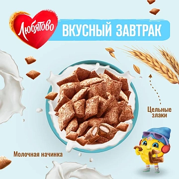 Подушечки Любятово с молочной начинкой, 220г