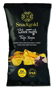 Чипсы Snackgold со вкусом Черный трюфель, 125г