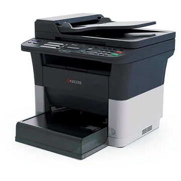 МФУ лазерное KYOCERA FS-1025MFP '3 в 1', А4, 25 стр./мин., 20000 стр./мес., ДУПЛЕКС, АПД, сетевая карта, 1102M63RU2