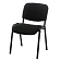 Стул посетителя Furniture Изо ткань, черная, на ножках