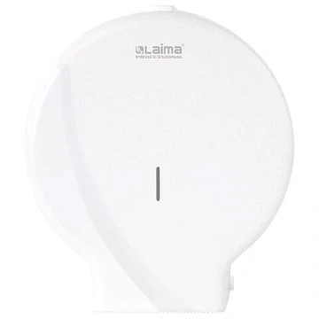 Диспенсер для туалетной бумаги LAIMA PROFESSIONAL ORIGINAL (Система T1), БОЛЬШОЙ, белый, ABS-пластик