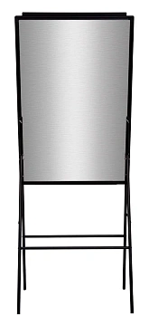 Флипчарт Deli 7890 90x60см, лаковый, белый/черный, с аксессуарами