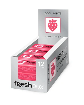 Драже Freshbox Клубника без сахара, 35г