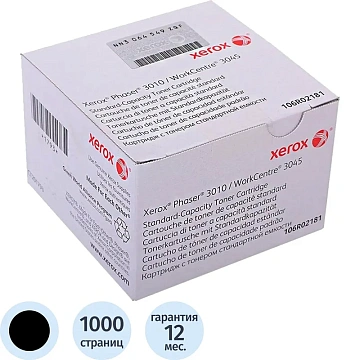 Картридж лазерный Xerox 106R02181 чер. для Ph3010/3040