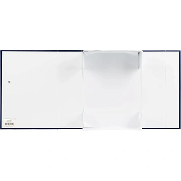 Папка архивная 100 мм,винил, син.