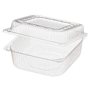 Контейнер одноразовый с крышкой Протэк ИП-6 15.8х13.7х6.7см, 320 шт/уп