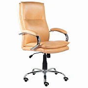 Кресло офисное BRABIX PREMIUM 'Cuba EX-542', экокожа, бежевое, 532551