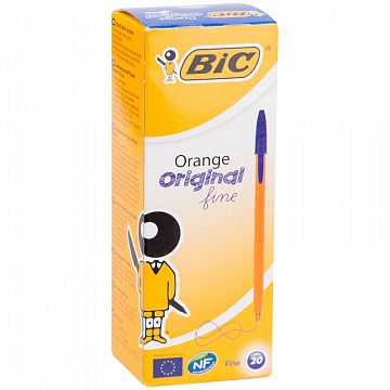 Ручка шариковая Bic 'Orange' синяя, 0,8мм