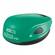 Оснастка карманная круглая Colop Stamp Mouse R40 d=40мм, бирюзовая