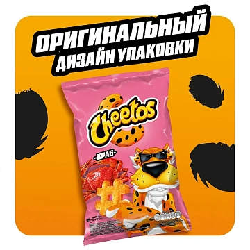 Снеки кукурузные Cheetos Краб, 85г