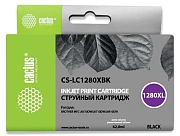 Картридж струйный Cactus CS-LC1280XBK черный (62мл) для Brother MFC-J6510/6910DW