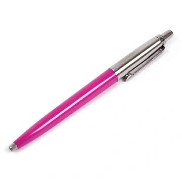 Ручка шариковая PARKER 'Jotter Orig Magenta', корпус розовый, нержавеющая сталь, блистер, синяя, 2075996