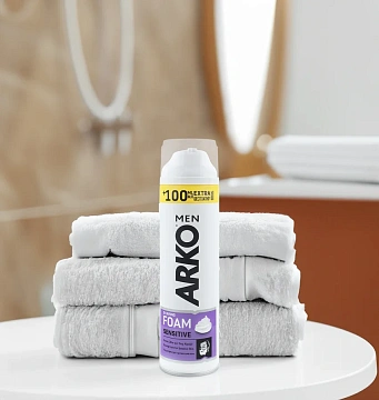 Пена для бритья Arko Men Sensitive, 300мл
