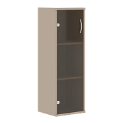 Шкаф колонка со стеклянной дверью СУ-2.4 Мокачино 406х365х1200 IMAGO