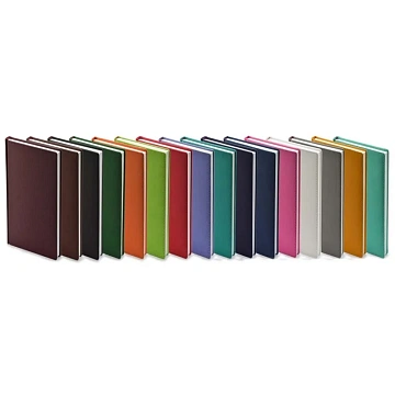Ежедневник недатированный А5+, 136л, VELVET черный  3-115/04