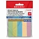 Закладки клейкие в книжке BRAUBERG PASTEL 200 штук: 50х15 мм 5 цветов х 25 листов, 50х75 мм 3 цвета х 25 листов, 115582