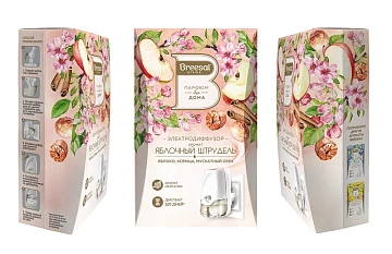 Диффузор электрический Breesal яблочный штрудель, 20мл