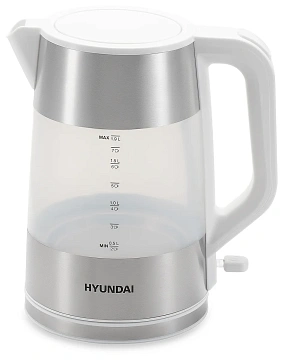 Чайник электрический Hyundai HYK-P4025 белый, 1.9л, 2200Вт