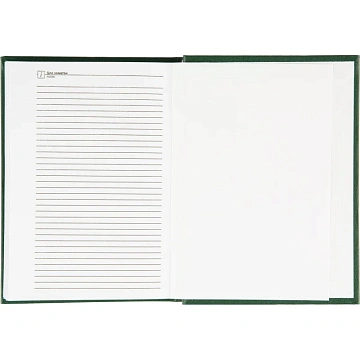 Ежедневник недатированный Attache Economy,бумвинил,зелен,А6,105х140мм,128л