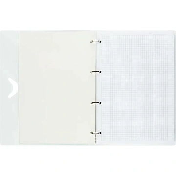 Бизнес-тетрадь А4,120л кольц/смен.бл,кл.Attache Selection Fluid Бирюзовый