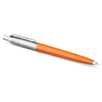 Ручка шариковая PARKER 'Jotter Orig Orange', корпус оранжевый, детали хром, блистер, синяя, 2076054
