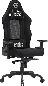 Кресло Cactus CS-CHR-MC04-BBK черный крестов. сталь пластик черный