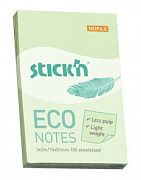 Cамоклеящийся блок Stick`n ECO 21744, 51x76 100л пастель зеленый